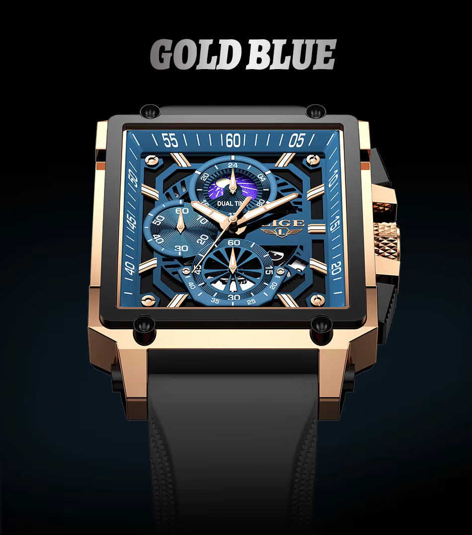 Premium Men's Business Chronograph Watch | LIGE Collection