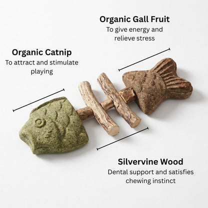 Catnip & Silvervine Chew