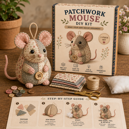 🔥2026 Hot Sale - 🐭🧵 Patchwork Mouse DIY Kit