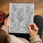 🎨✍️Adult Coloring Stress Relief Books(✨Hardcover)