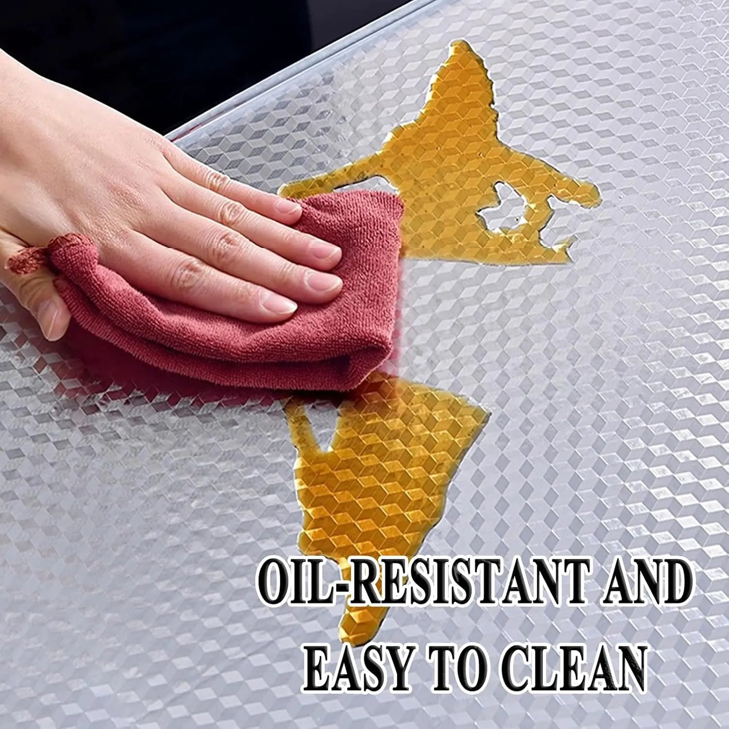 Stainless Steel Kitchen Oil-Proof Adhesive Wallpaper Roll