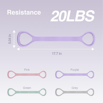 Figure 8 Resistance Bands – Silicone Exercise Bands for Women