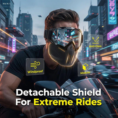 Full-Face Safety Goggles with Wide Vision Protection
