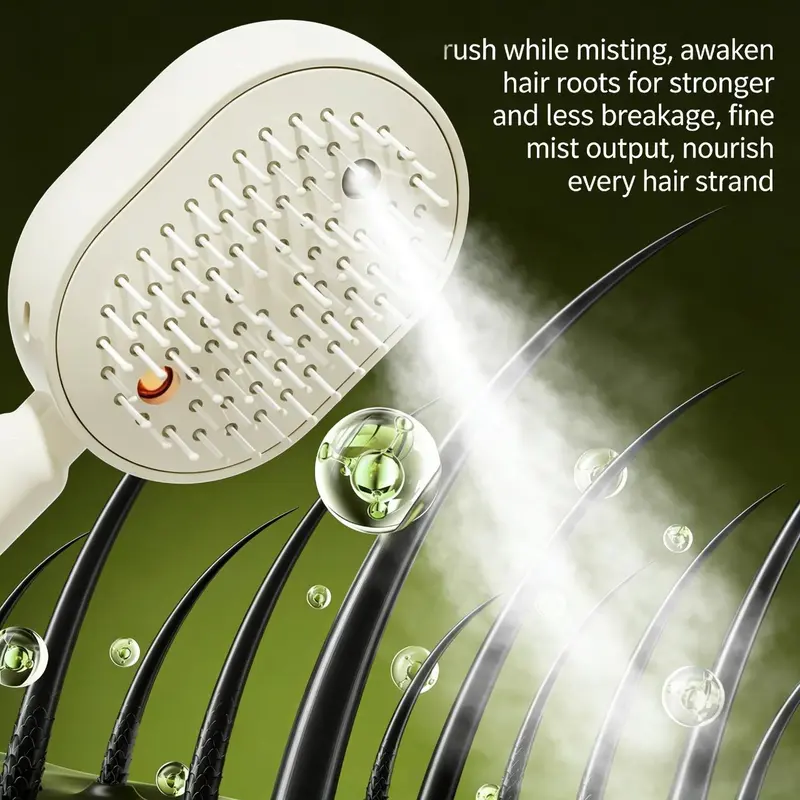 🔥LAST DAY 49% OFF-Electric Spray Air Cushion Massage Comb