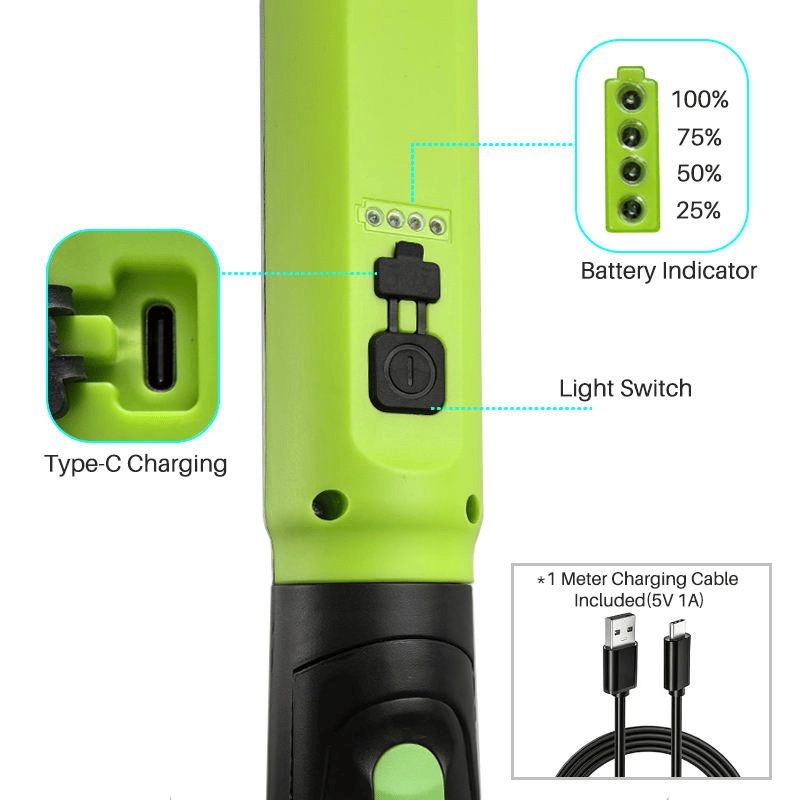 🌟🔦Multifunctional magnetic rechargeable work light💡