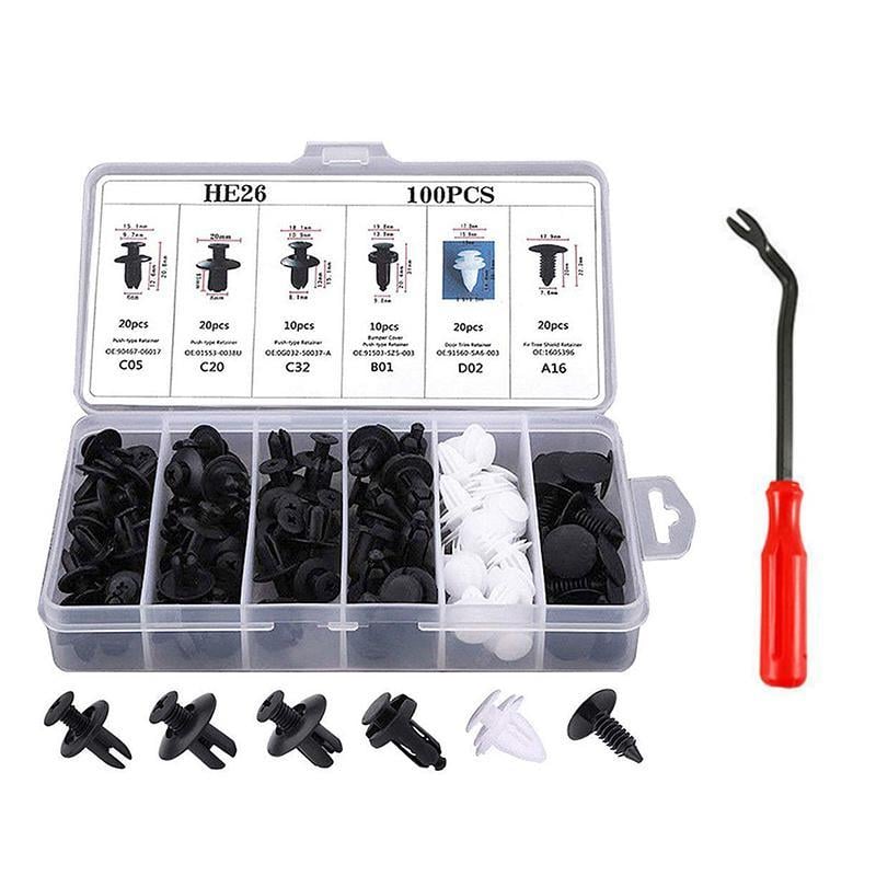 🔧🚗 630PCS Car Fastener Box Set – Universal Auto Clips Assortment 📦