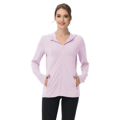 🎖️Women's Lightweight Long-Sleeved Sunscreen Hoodie Jacket