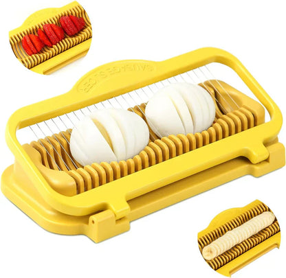 🔥LAST DAY 50% OFF🔥Egg Slicer for Hard Boiled Eggs Banana Slicer