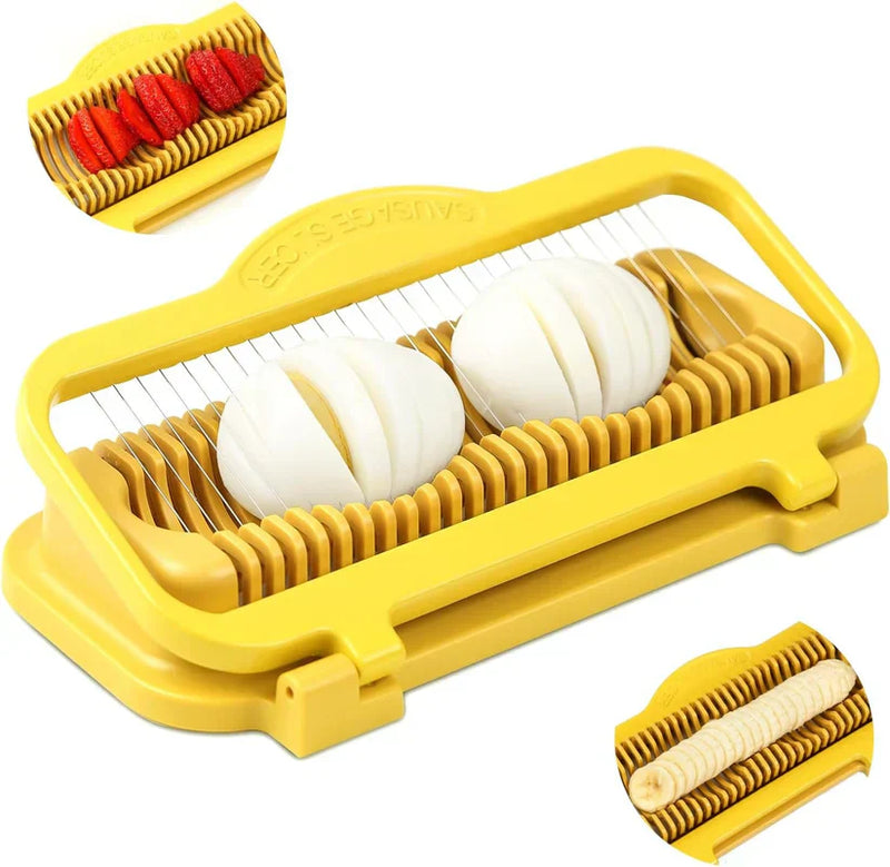 🔥LAST DAY 50% OFF🔥Egg Slicer for Hard Boiled Eggs Banana Slicer detail view