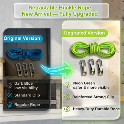 💪SEESE Retractable Buckle Rope-Adjustable Ropes 2026 New Rope Roller