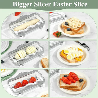 🔥LAST DAY 50% OFF🔥Egg Slicer for Hard Boiled Eggs Banana Slicer