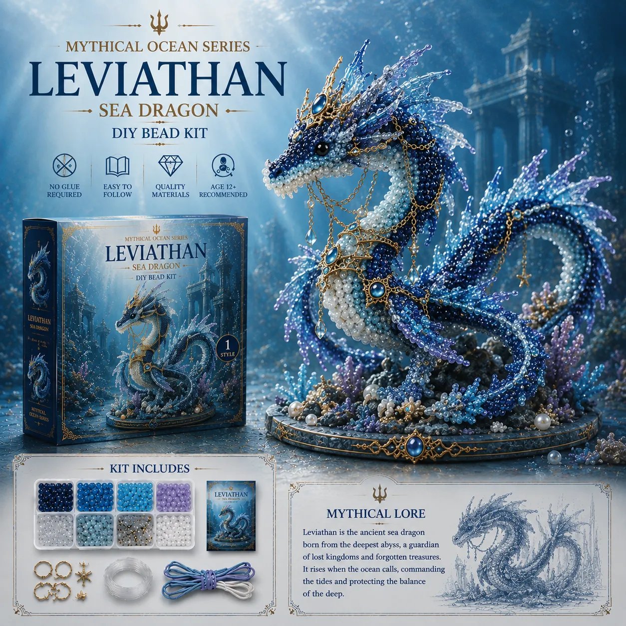 🌊 Mythical Ocean DIY Bead Kit