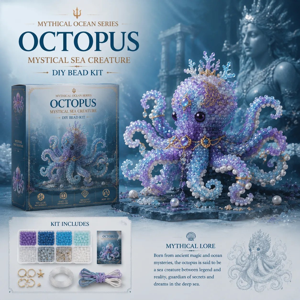 🌊 Mythical Ocean DIY Bead Kit