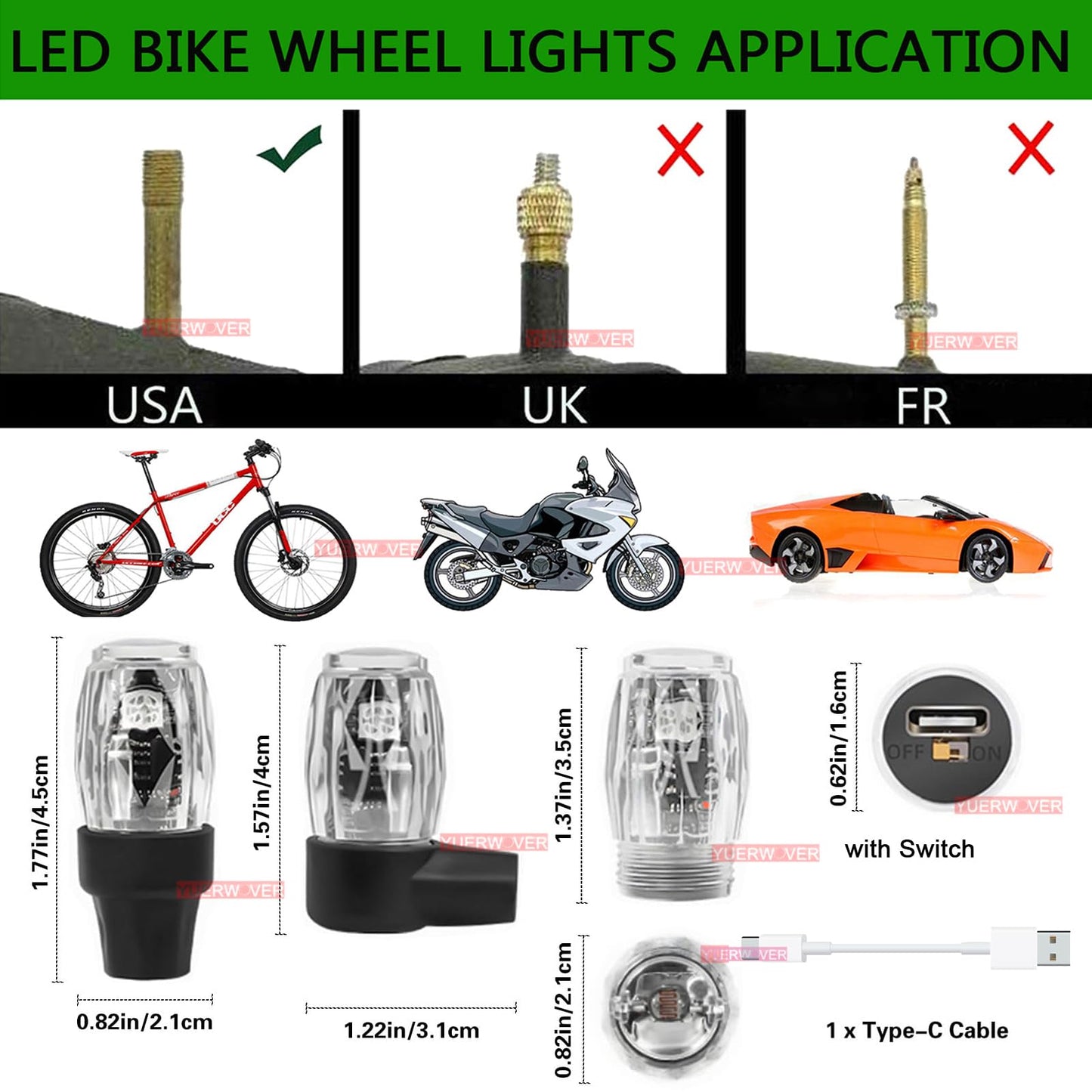 🔥 4PCS LED Wheel Lights – Make Your Car Impossible to Ignore at Night