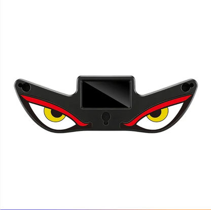 😈 Devil eye LED effect, high visibility at night! ☀️ Solar + Type-C dual charging, no wiring needed!