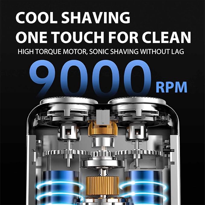 🎁Portable rotary double-ring electric shaver🎁
