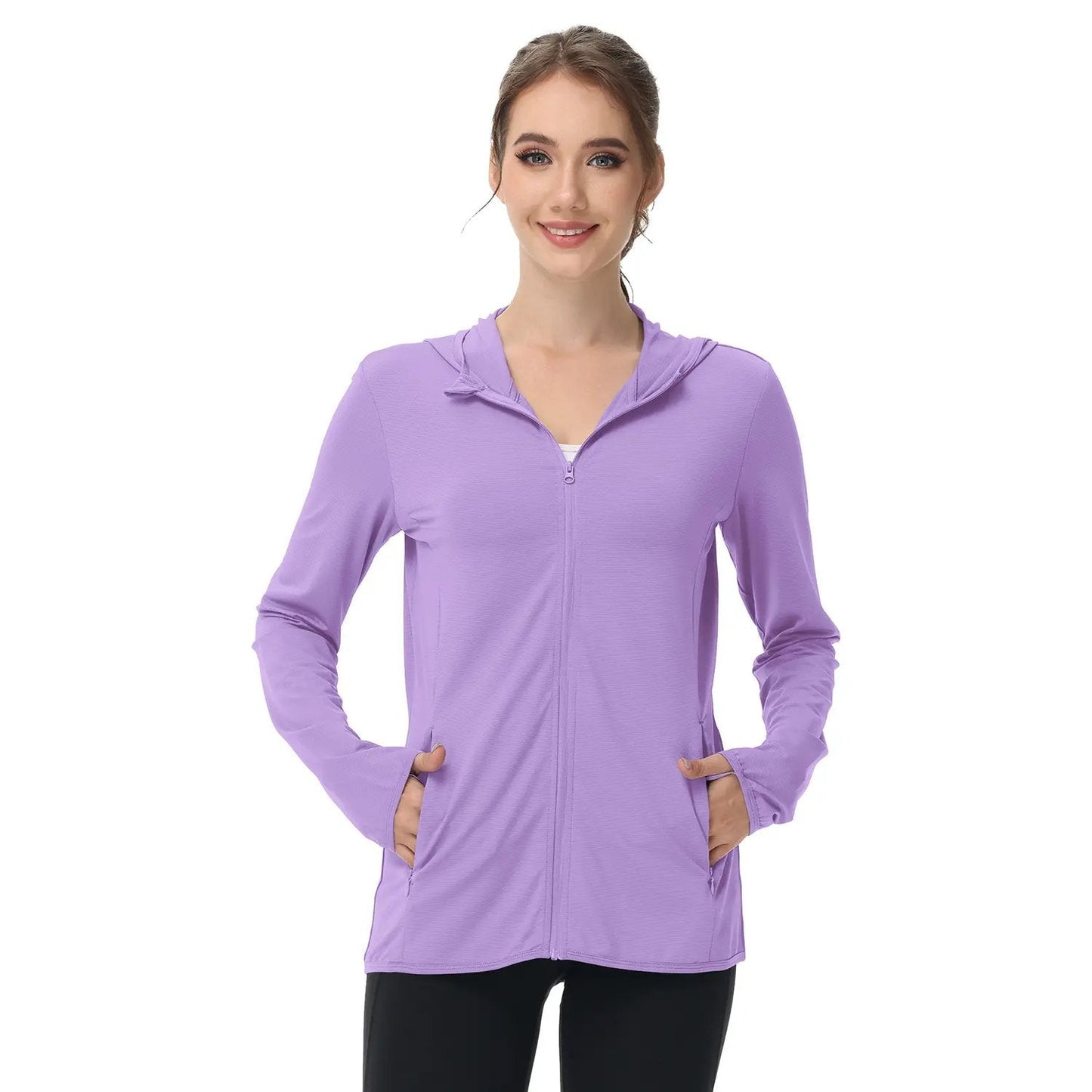 🎖️Women's Lightweight Long-Sleeved Sunscreen Hoodie Jacket