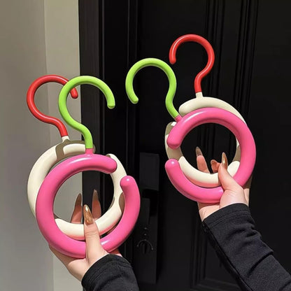 🎖️3-Pack Rotatable Colorful Hooks Organizer