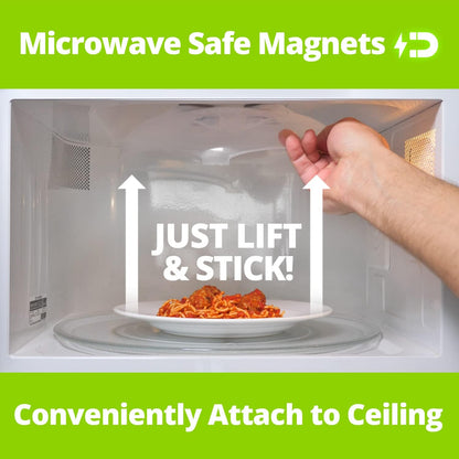 Beazonbazaar Magnetic Splatter Cover That Stores Inside Your Microwave