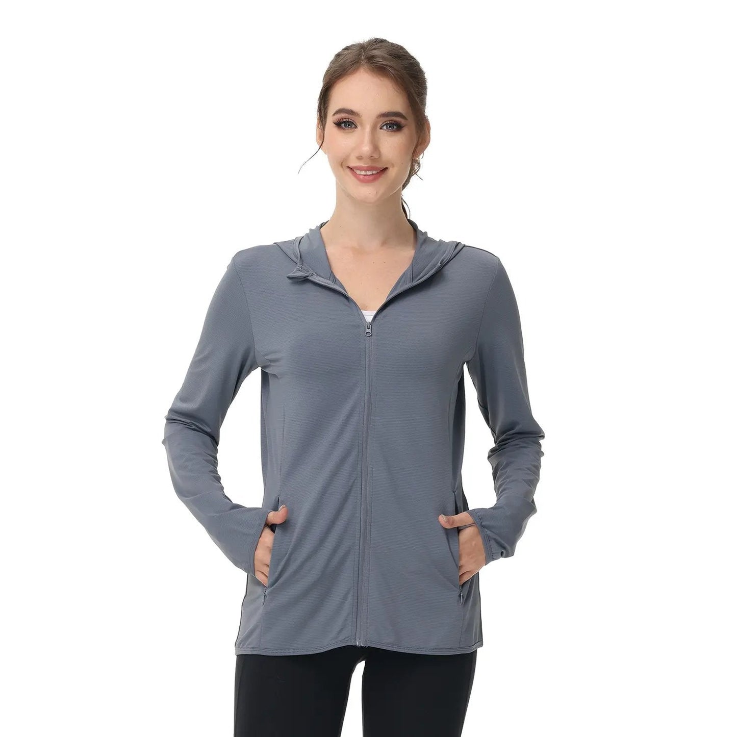 🎖️Women's Lightweight Long-Sleeved Sunscreen Hoodie Jacket