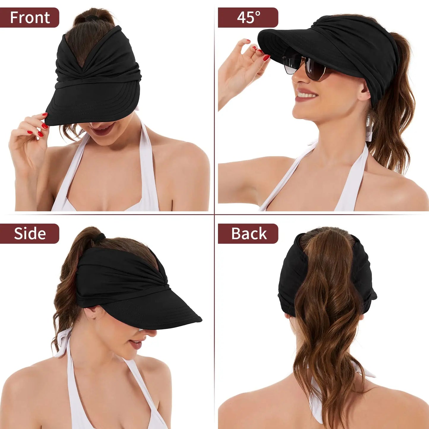 ☀️Women's UPF 50+ UV Protection Sun Visor Hat