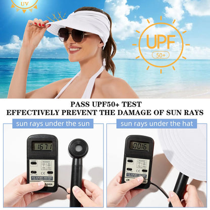 ☀️Women's UPF 50+ UV Protection Sun Visor Hat