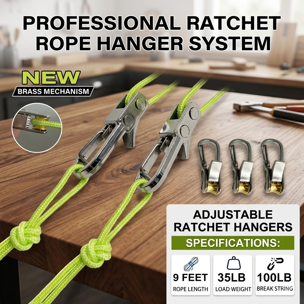 💪SEESE Retractable Buckle Rope-Adjustable Ropes 2026 New Rope Roller