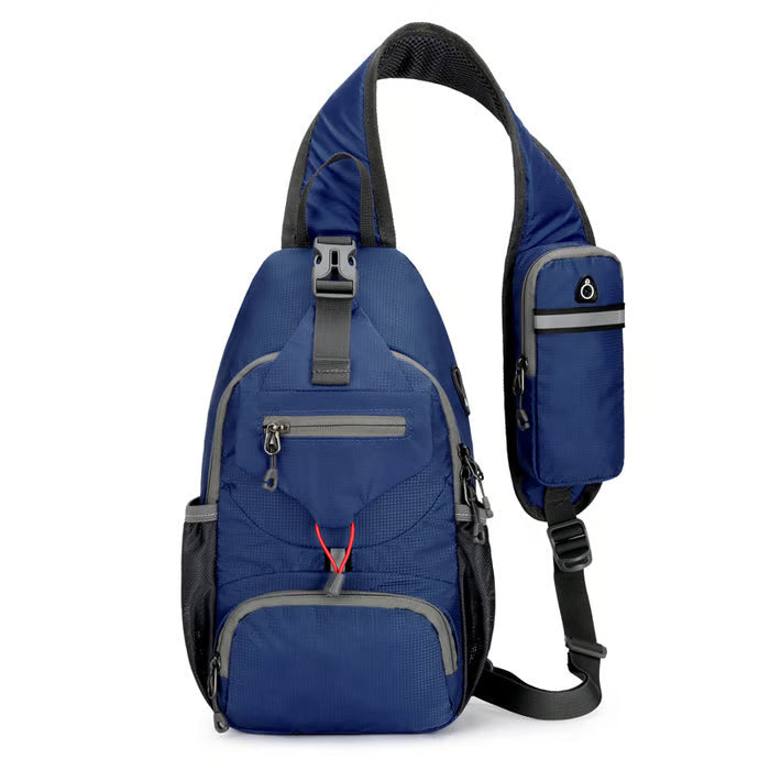🌟 Packable Small Crossbody Sling Backpack with Side Pouch - ✨ Perfect for Hiking and Traveling