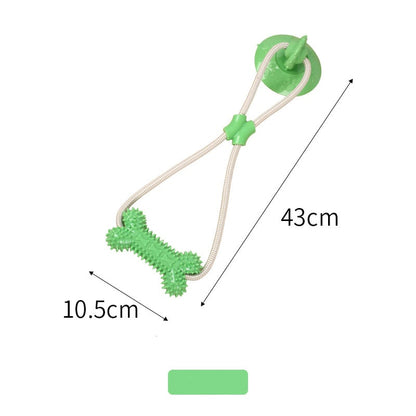 ✨ Suction Cup Tug Dog Toy – The Ultimate Dental Chew & Interactive Playtime🐶