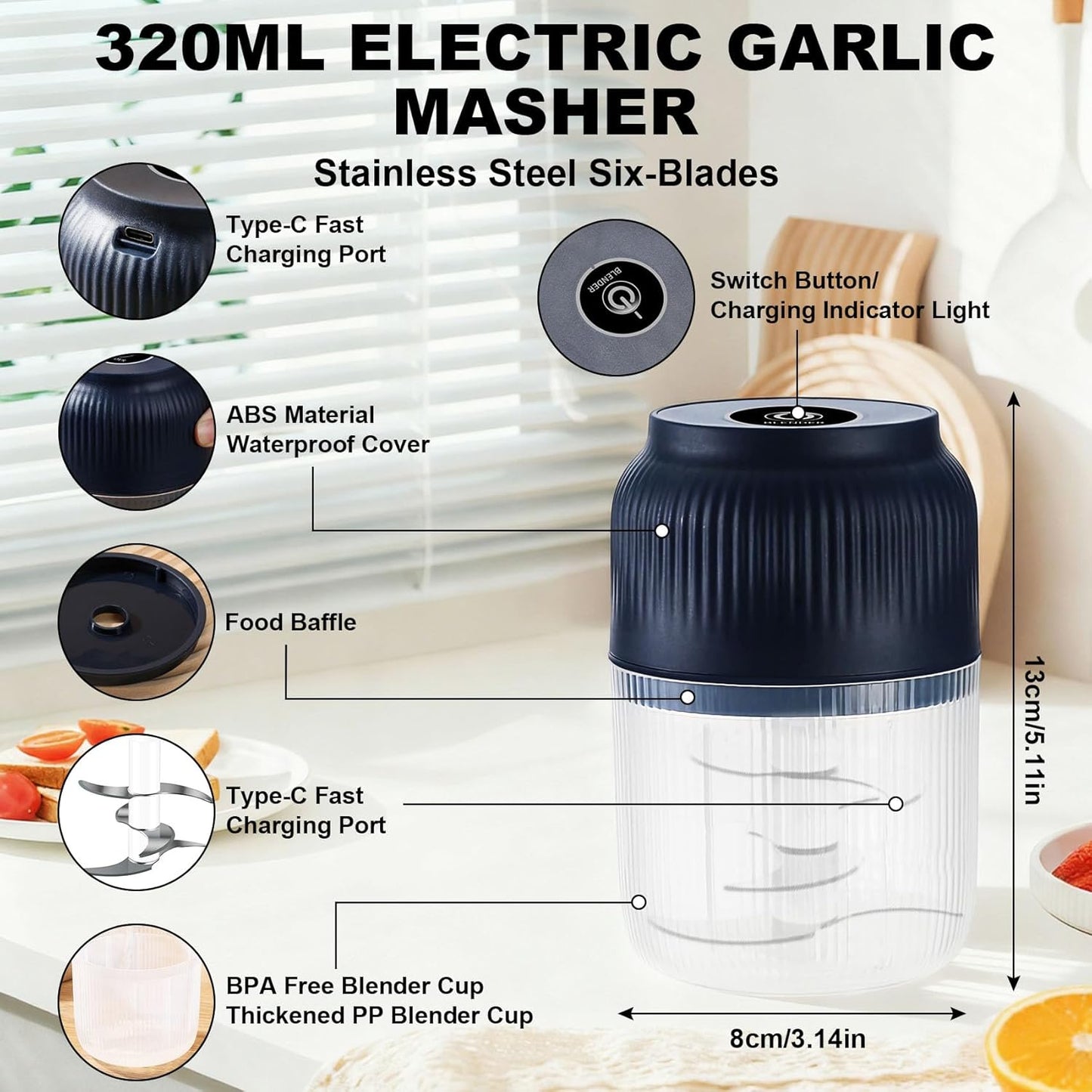 🔥Last Day 50% OFF🔥Portable Mini Food Chopper