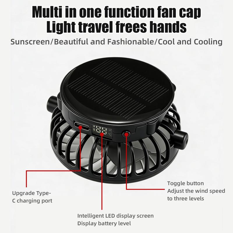 🔥HOT SALE 50% OFF🧢2026 Pro Outdoor Cooling Hat: Dual-Power Fan Cap