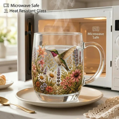 🌸 Limited Edition 2026 Garden Morning Bliss Glass Cup Collection ☕🐦