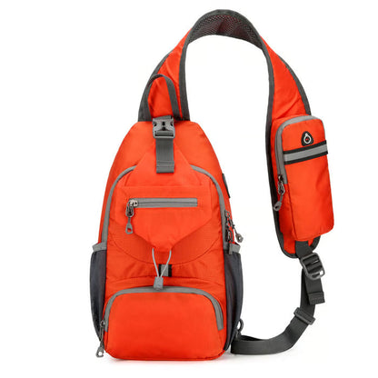 🌟 Packable Small Crossbody Sling Backpack with Side Pouch - ✨ Perfect for Hiking and Traveling