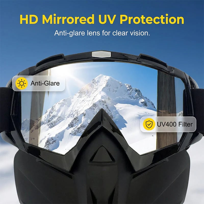 Full-Face Safety Goggles with Wide Vision Protection