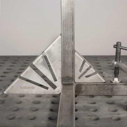 Heavy-Duty Metalworking Miter Square for Tubing Layout