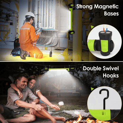 🌟🔦Multifunctional magnetic rechargeable work light💡