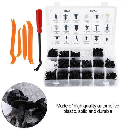 🔧🚗 630PCS Car Fastener Box Set – Universal Auto Clips Assortment 📦