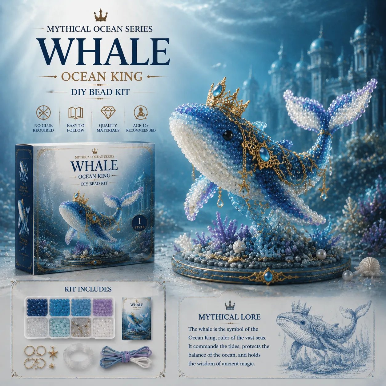 🌊 Mythical Ocean DIY Bead Kit