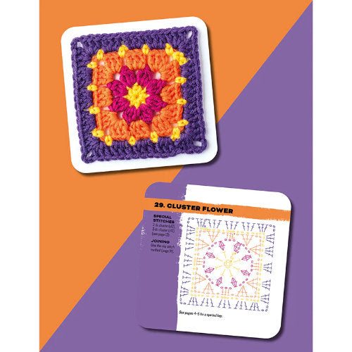 🧶 The Granny Square Card Deck • 50 Creative Crochet Patterns ✨