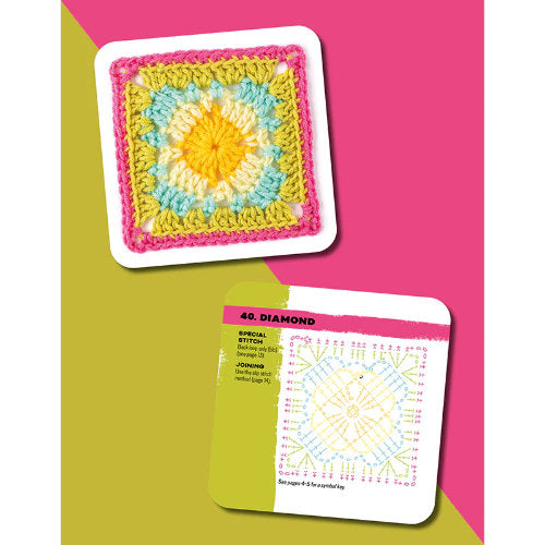 🧶 The Granny Square Card Deck • 50 Creative Crochet Patterns ✨