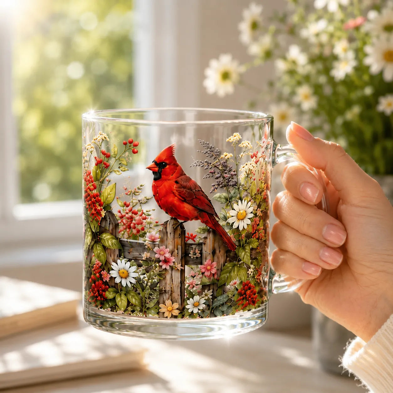 🌸 Limited Edition 2026 Garden Morning Bliss Glass Cup Collection ☕🐦