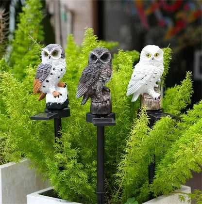 🔥Big Sale - 50% OFF🔥Waterproof Solar Owl Light – LED Pathway Light for Lawn, Garden & Outdoor Decor