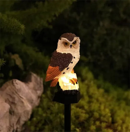 🔥Big Sale - 50% OFF🔥Waterproof Solar Owl Light – LED Pathway Light for Lawn, Garden & Outdoor Decor