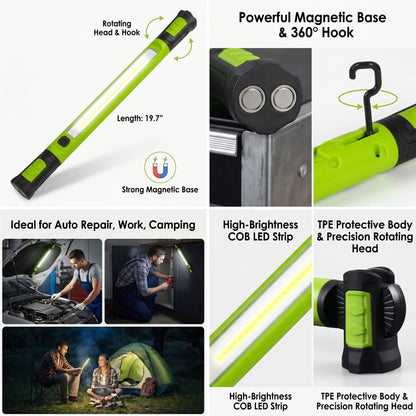 🌟🔦Multifunctional magnetic rechargeable work light💡