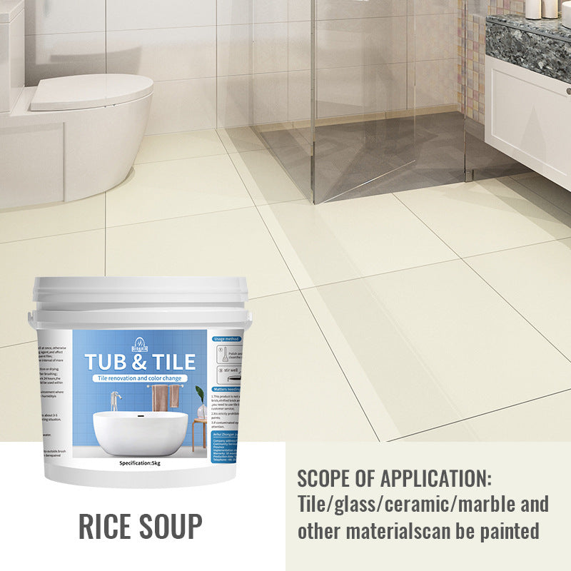 💎 2-Hour Bathroom Renovation! Premium Tub & Tile Refinishing Kit for Instant Showroom-Ready Floors 🏠✨