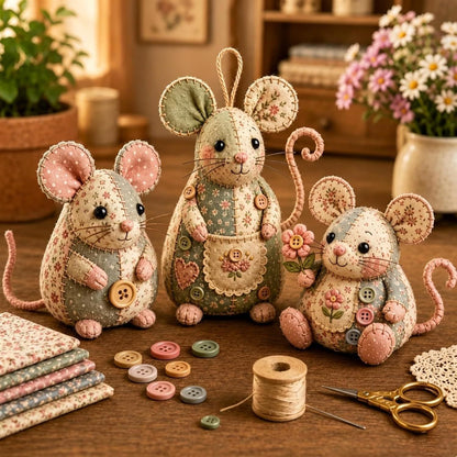 🔥2026 Hot Sale - 🐭🧵 Patchwork Mouse DIY Kit