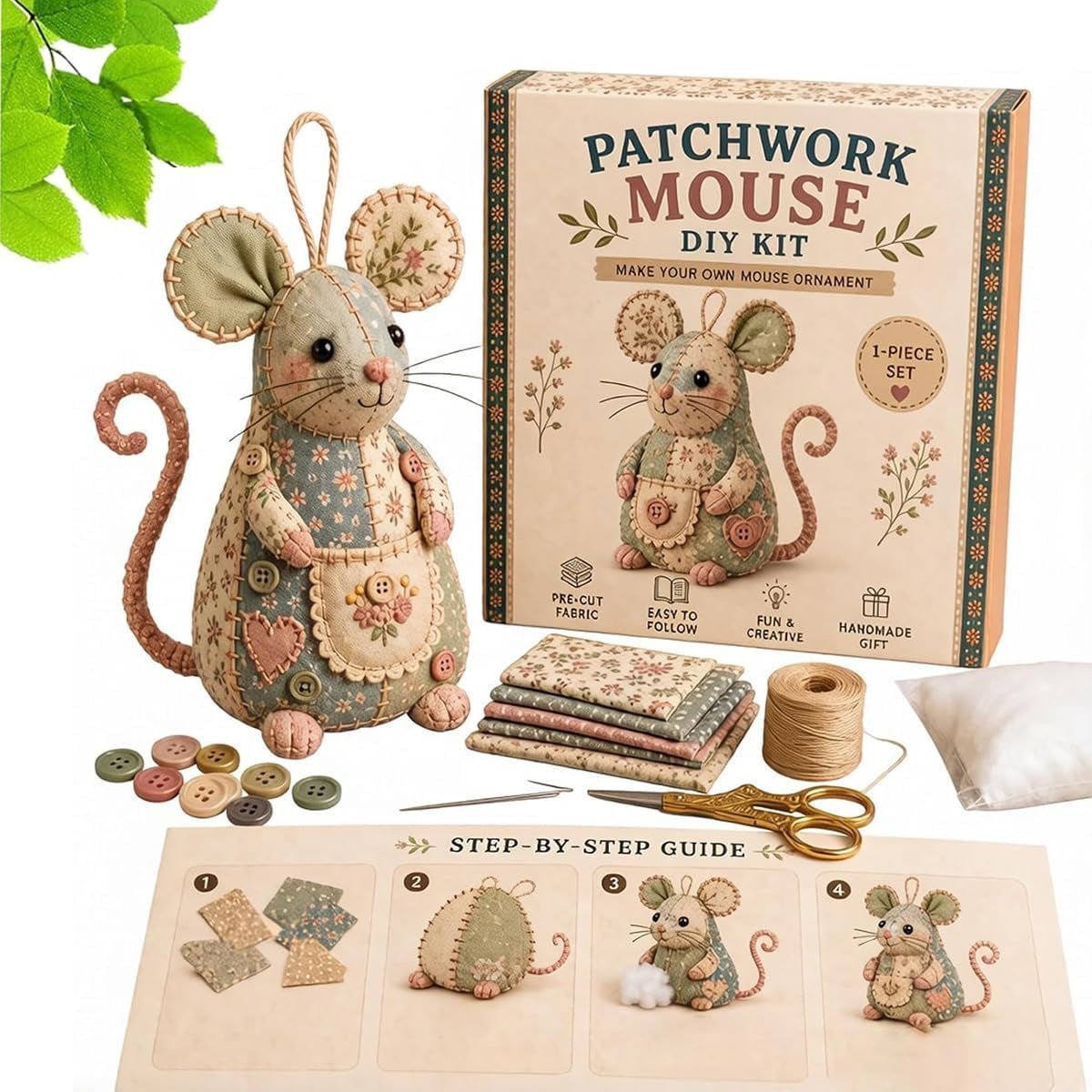 🔥2026 Hot Sale - 🐭🧵 Patchwork Mouse DIY Kit