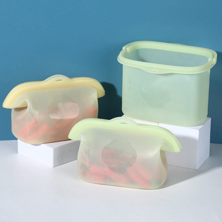 🔥 Last Day 50% OFF – 🌱Reusable Silicone Food Storage Bag (1L)