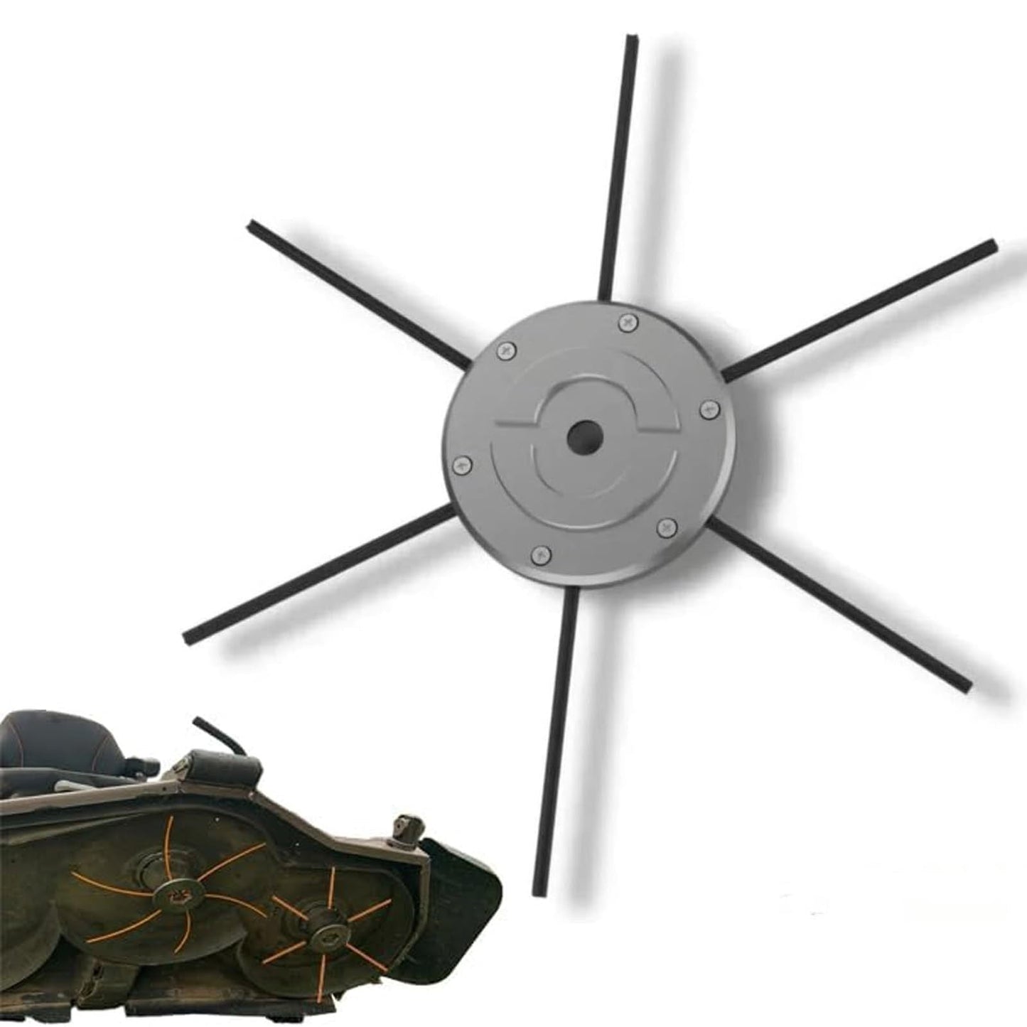 6-Stream String Lawn Mower Blade – Universal Heavy-Duty Weed Trimmer Head