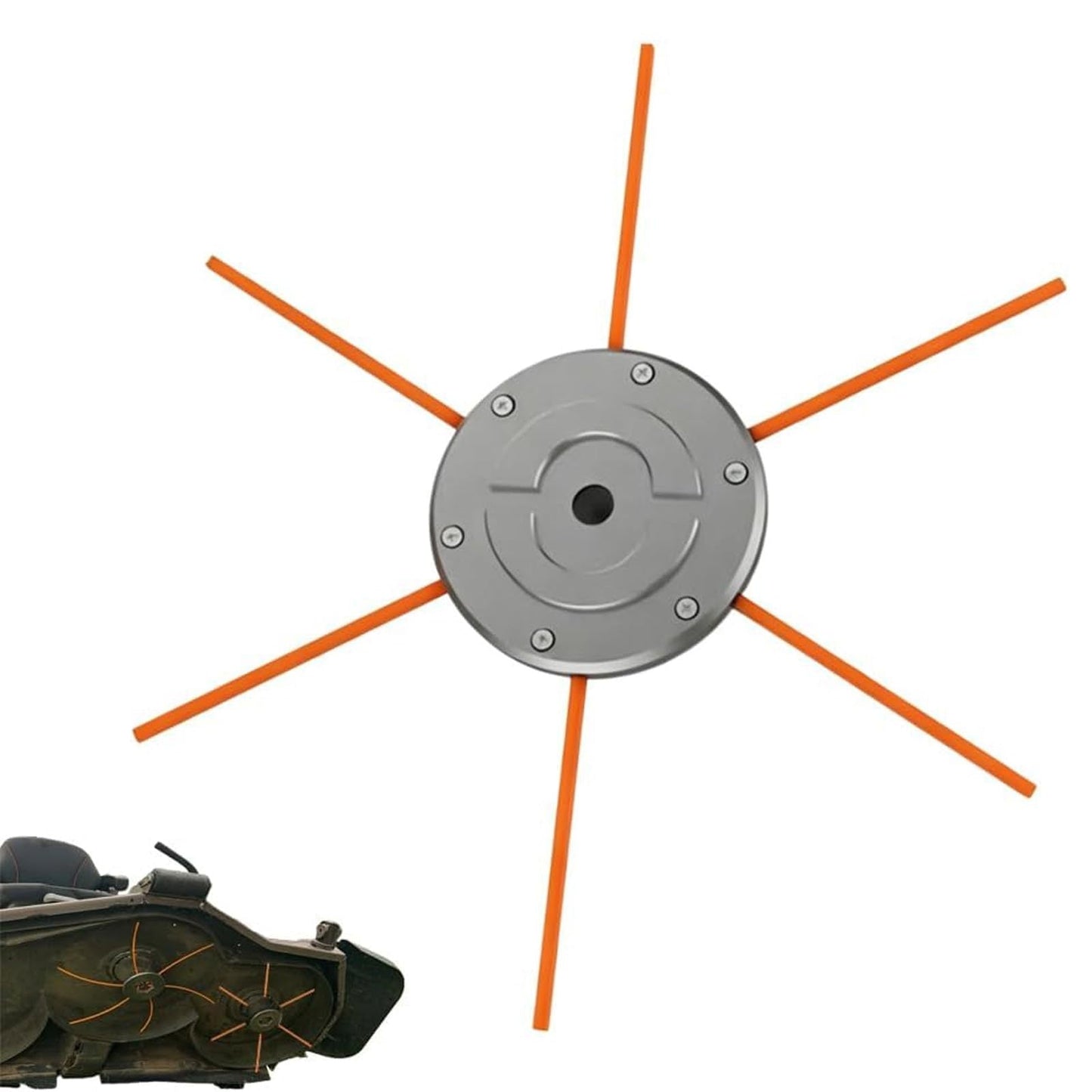 6-Stream String Lawn Mower Blade – Universal Heavy-Duty Weed Trimmer Head